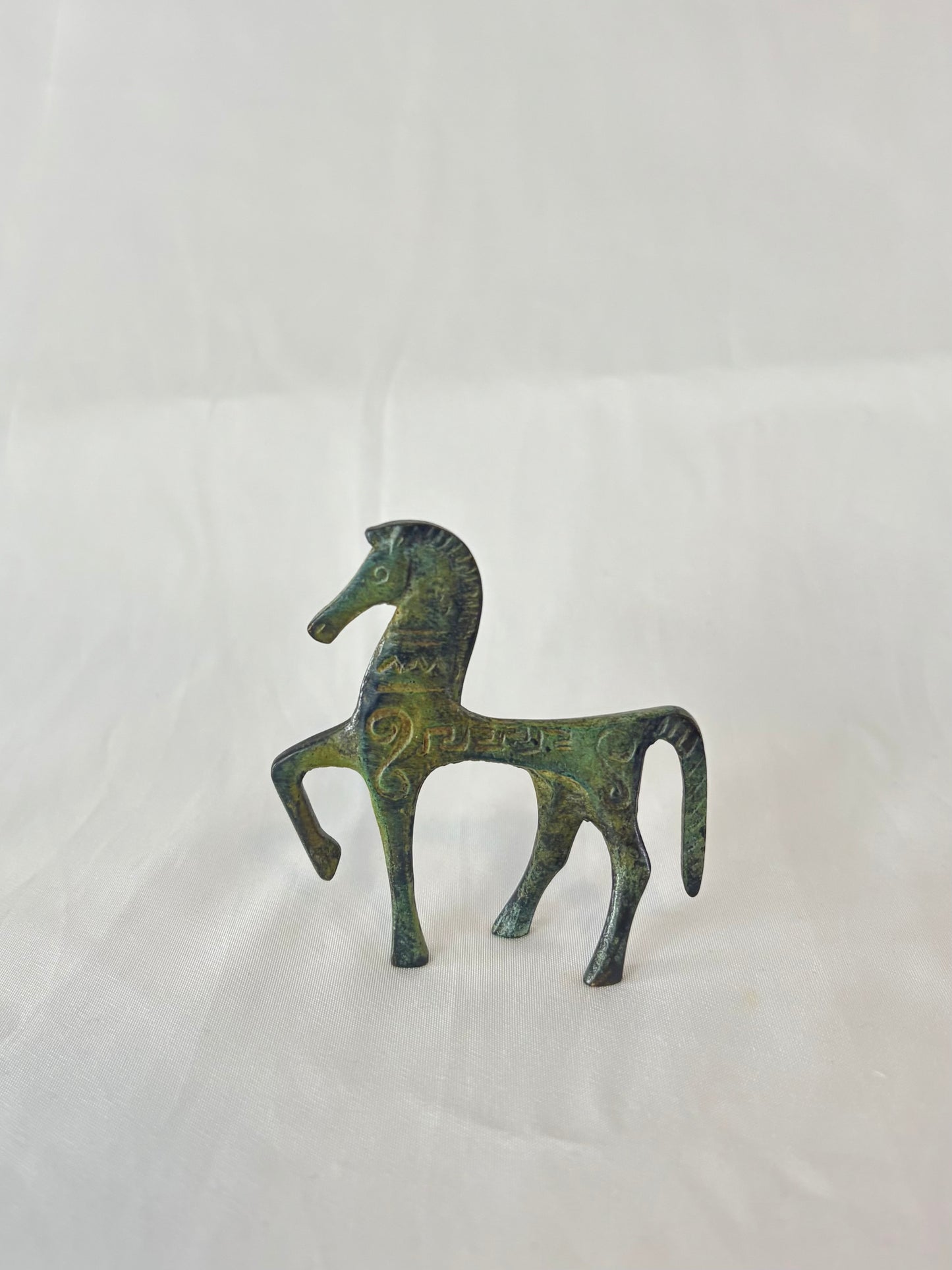 Tiny Greek horse figure