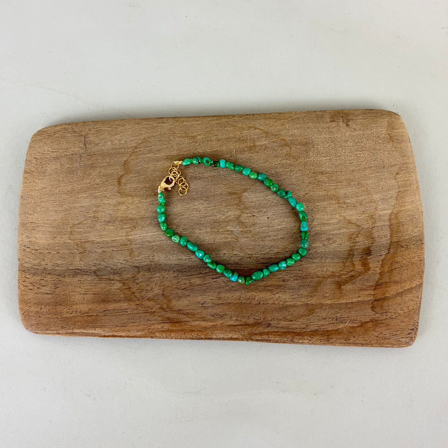 Turquoise Seed Bracelet