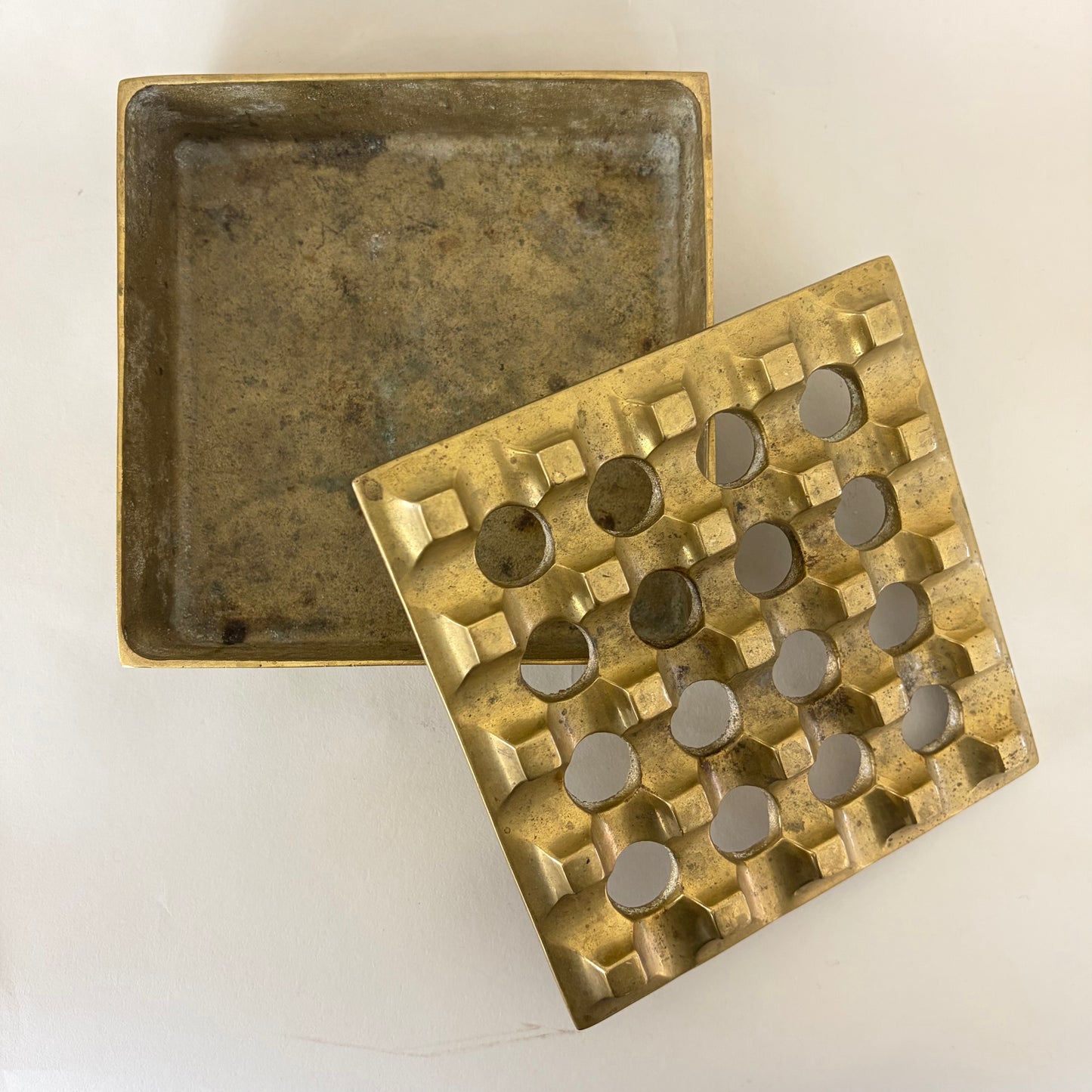 Vintage Mid-Century Brass Ashtray