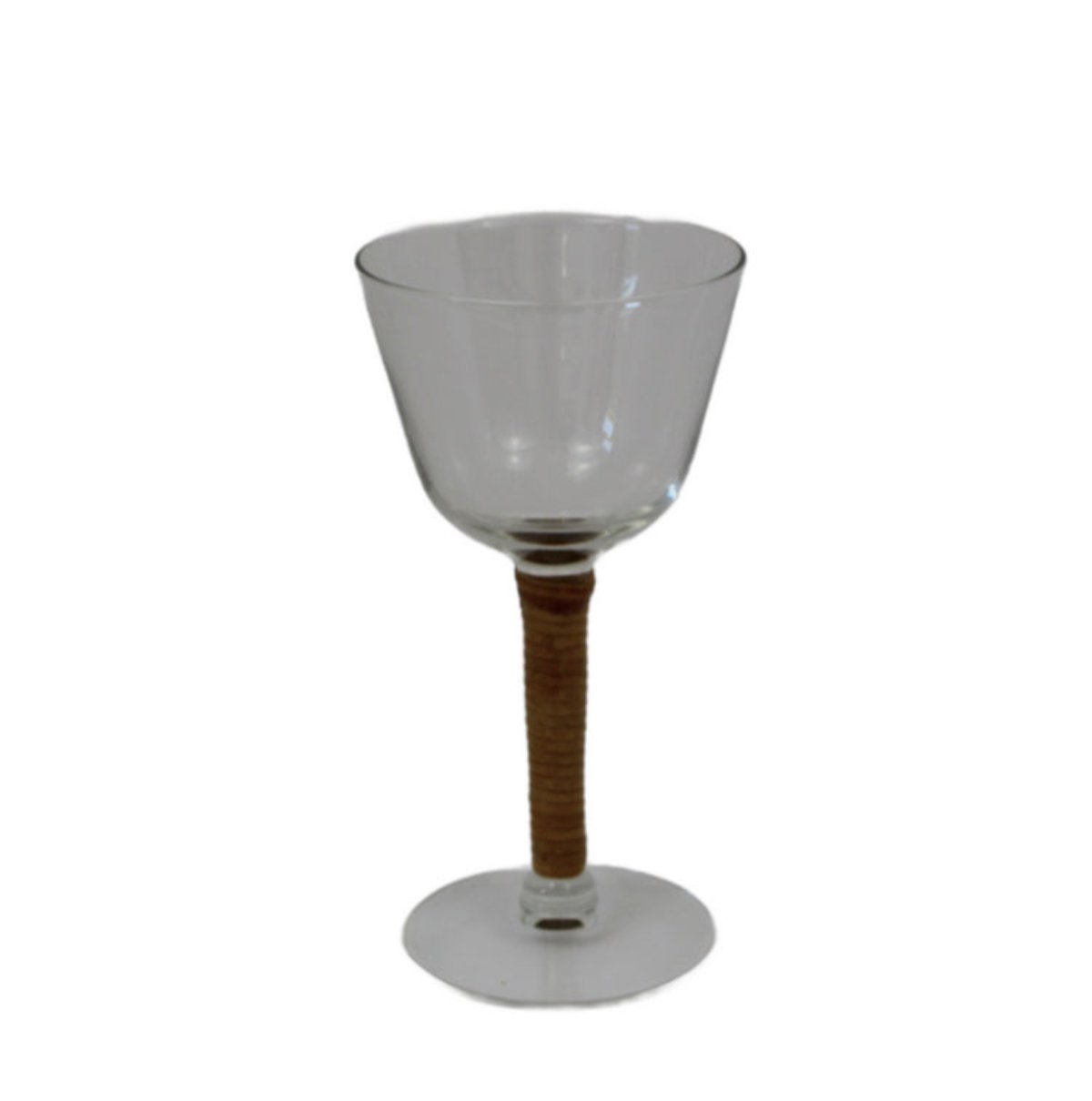 Carl Aubock Caned Cocktail Glasses Set of 4