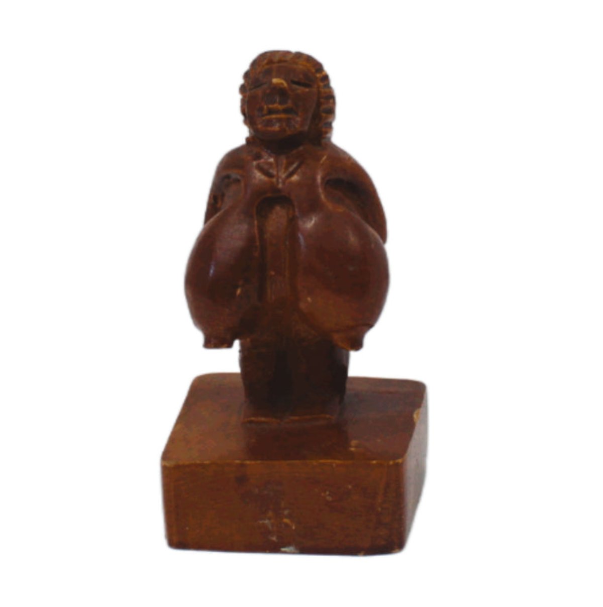 Vintage Hand Carved Female Nude Figure