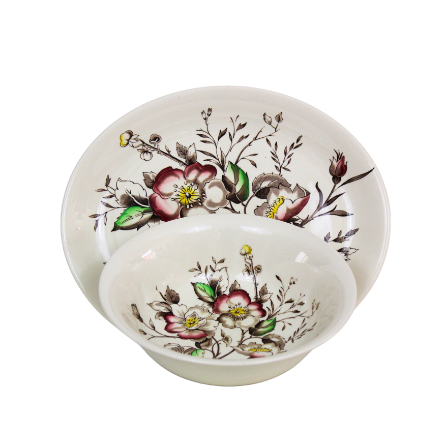 Meakin Wild Rose Serving Platter