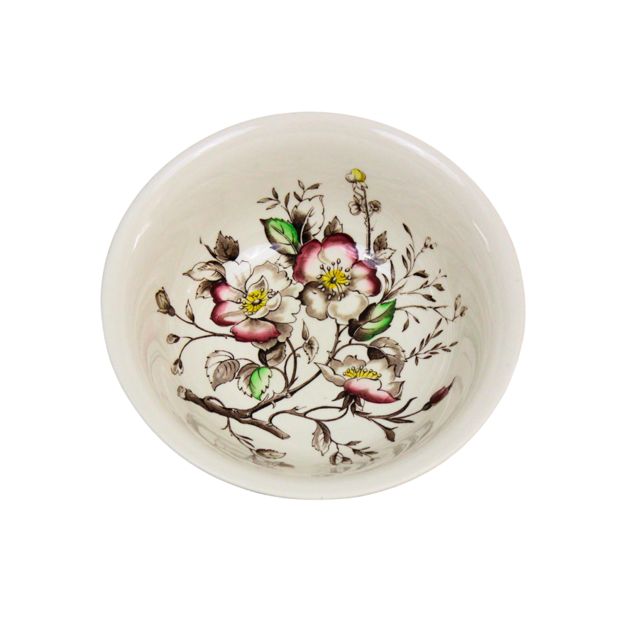 Meakin Wild Rose Serving Bowl