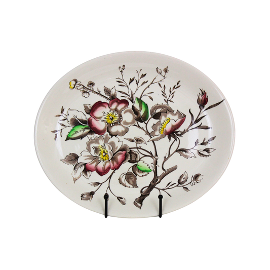 Meakin Wild Rose Serving Platter