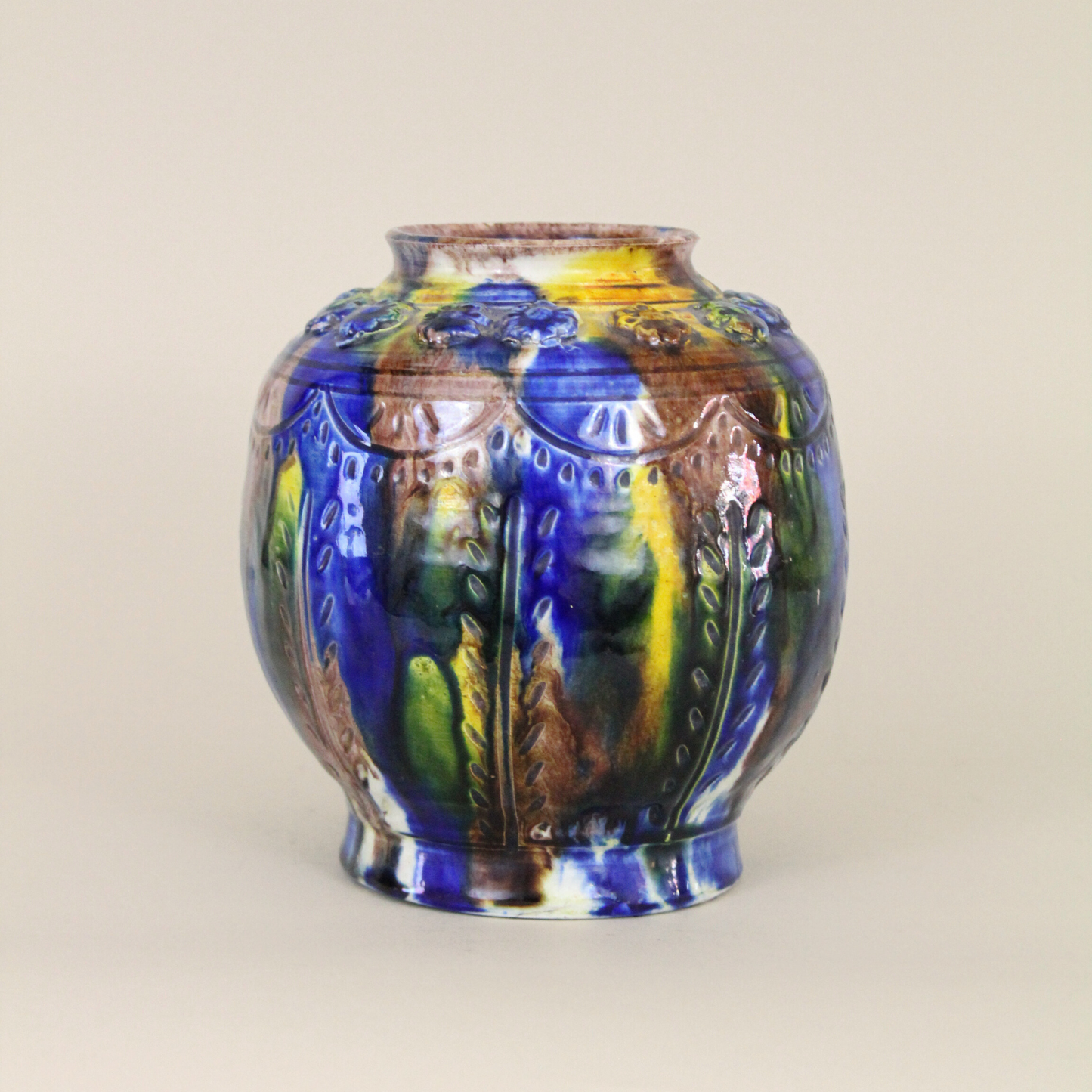Oaxacan Drip Glaze Vase