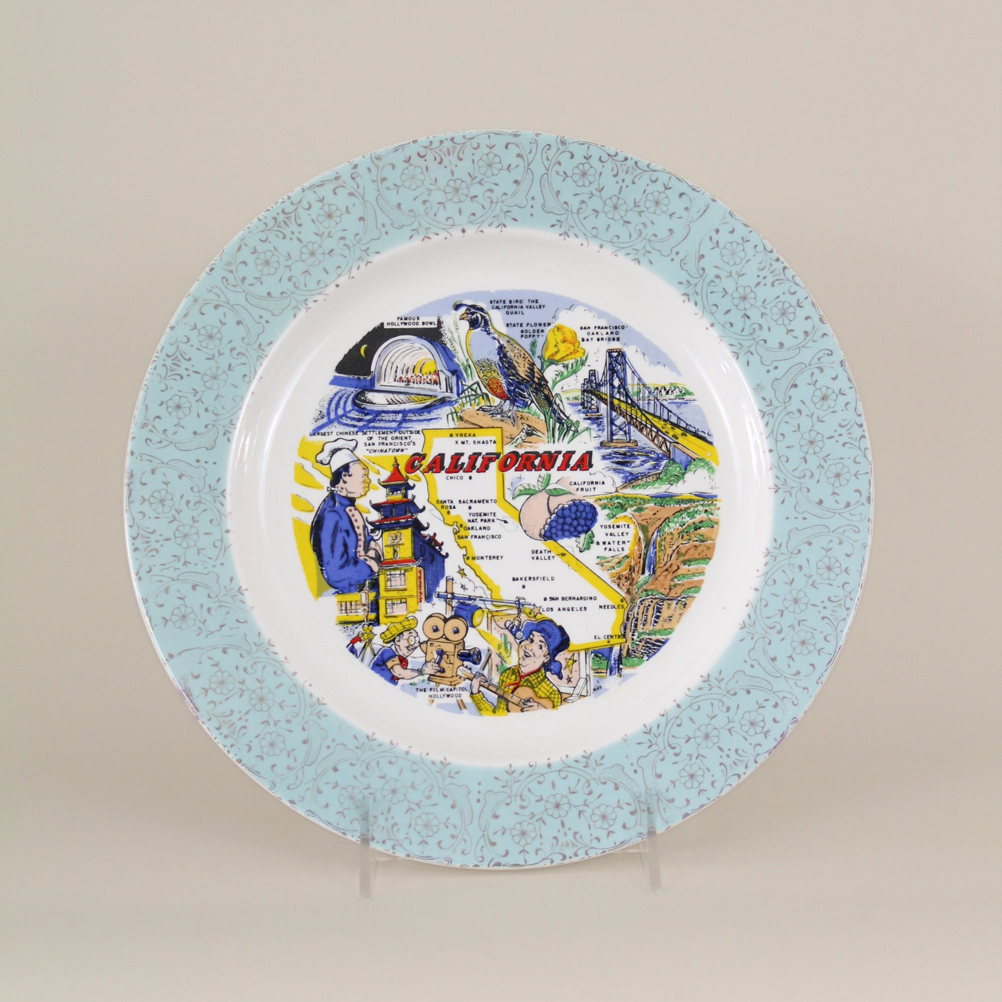 Vintage State of California Plate