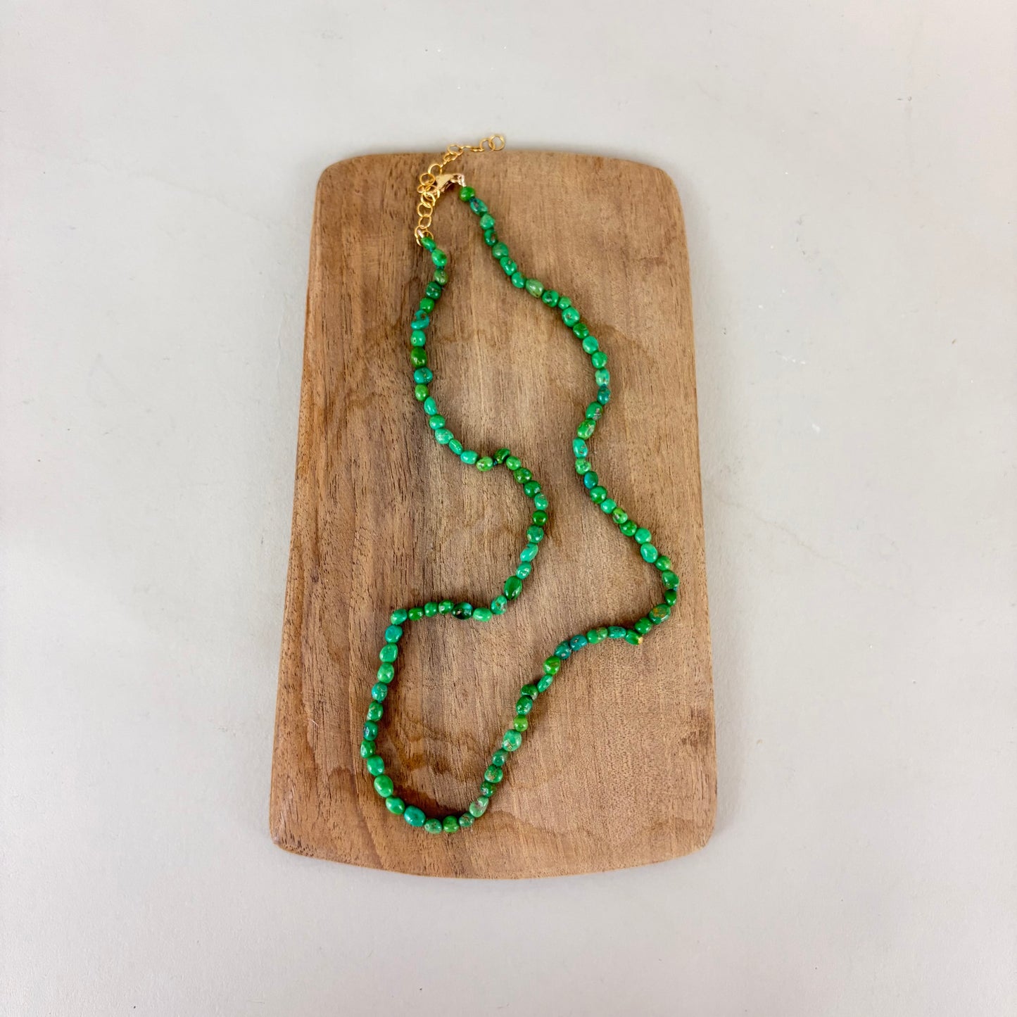 Turquoise Seed Necklace