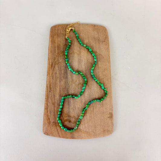 Turquoise Seed Necklace