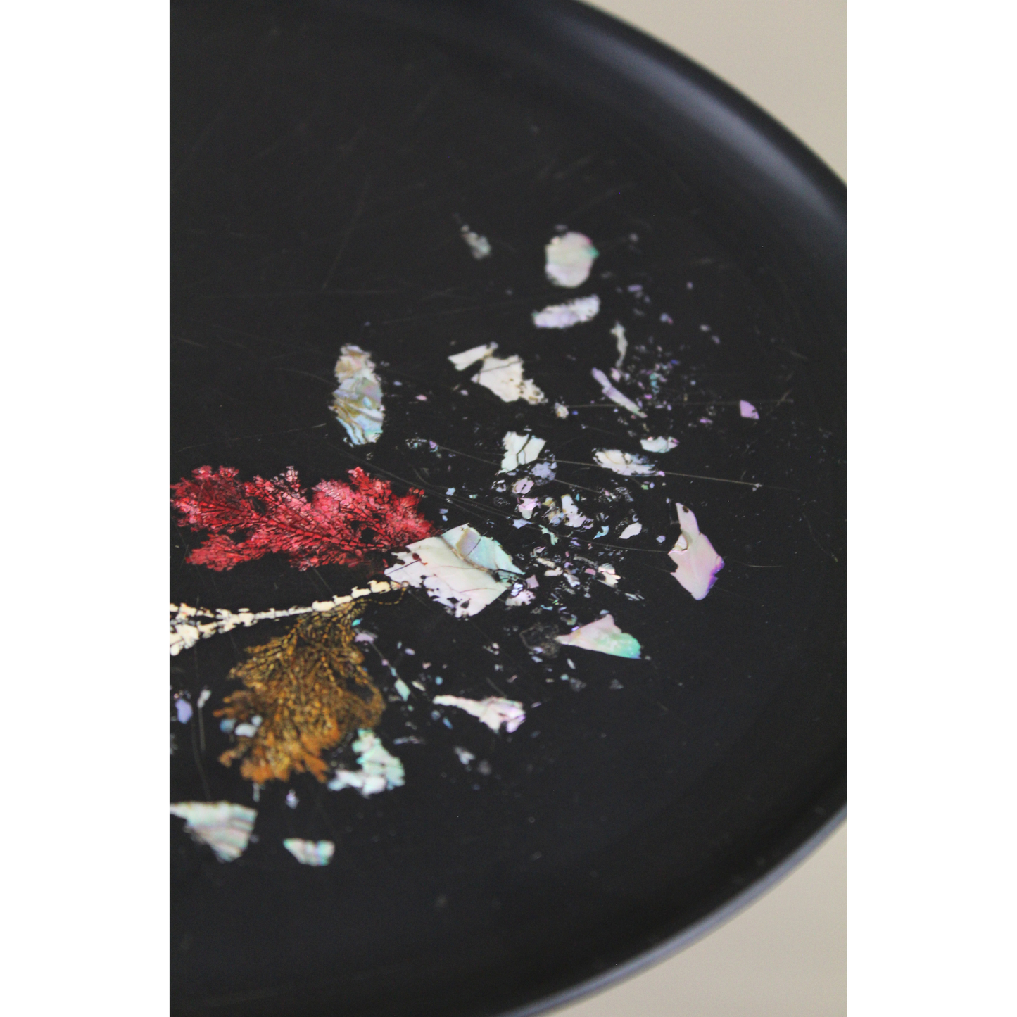 Vintage Couroc Tray with Sea Life