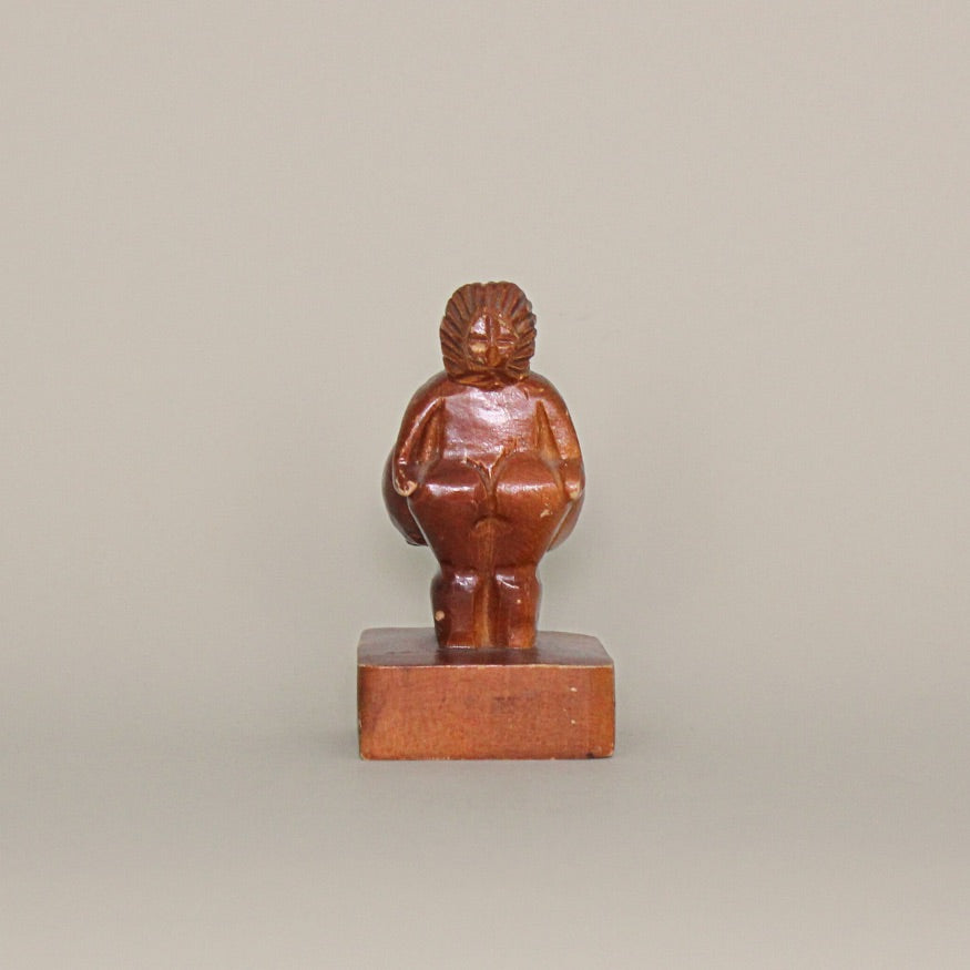 Vintage Hand Carved Female Nude Figure