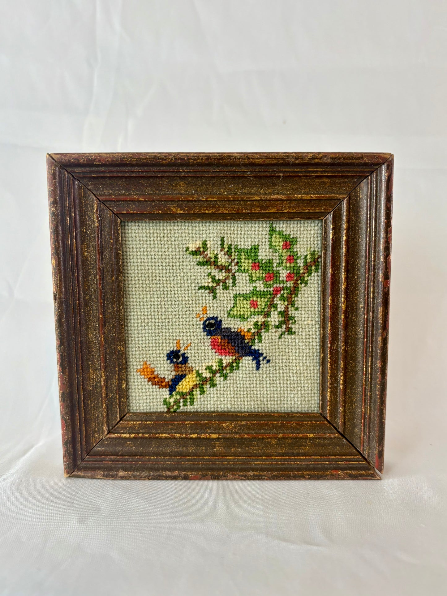 Small 1970’s framed needlepoint