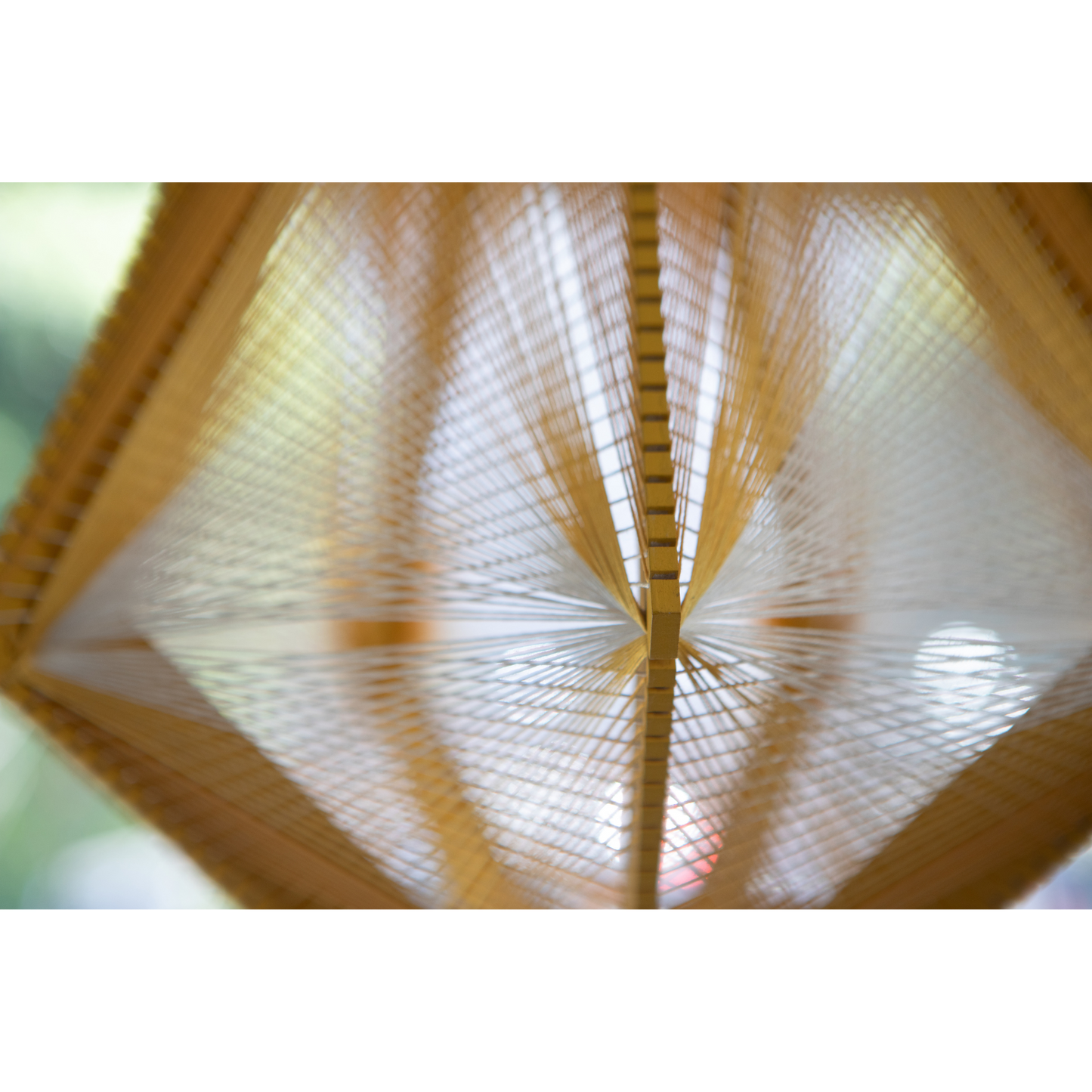 Handmade Petite French Sputnik Lamp in Mustard