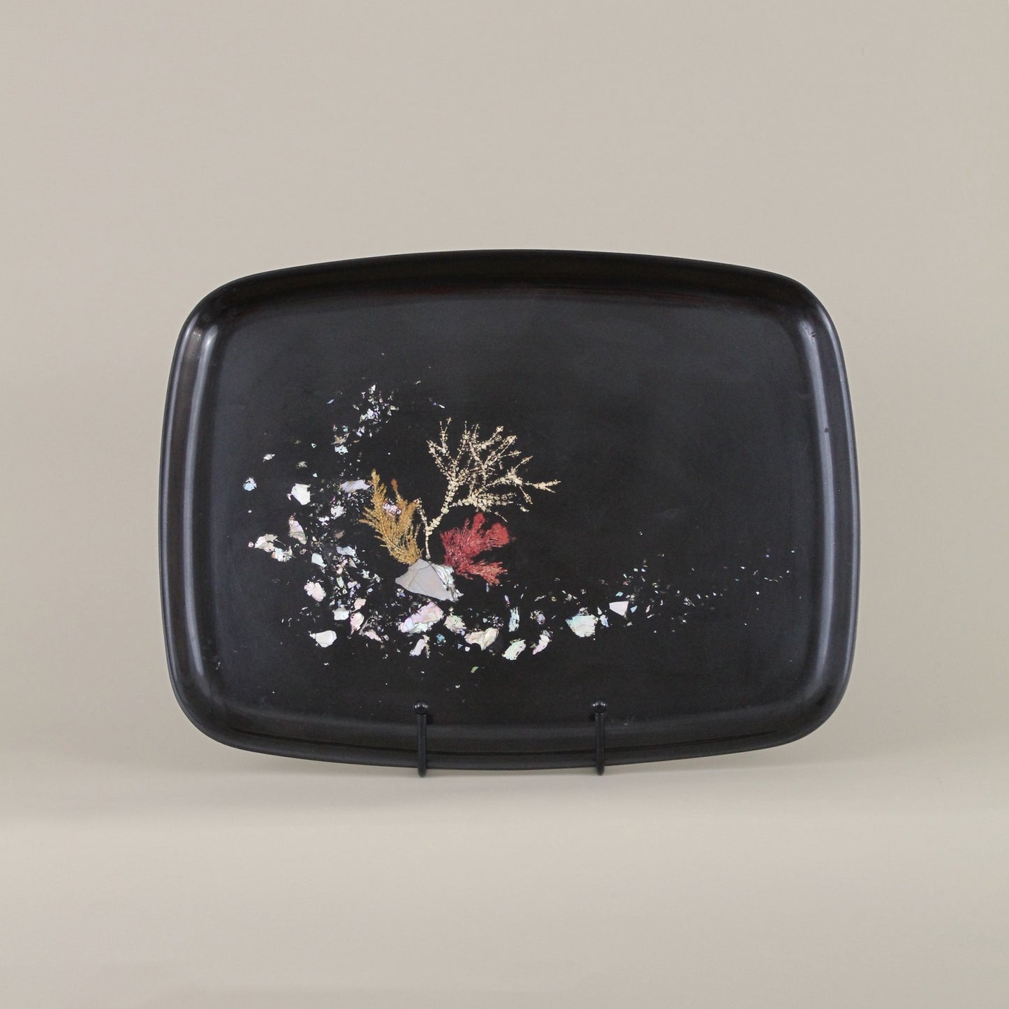 Vintage Couroc Tray with Sea Life