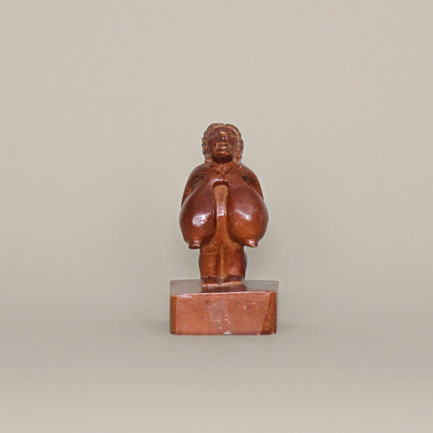 Vintage Hand Carved Female Nude Figure