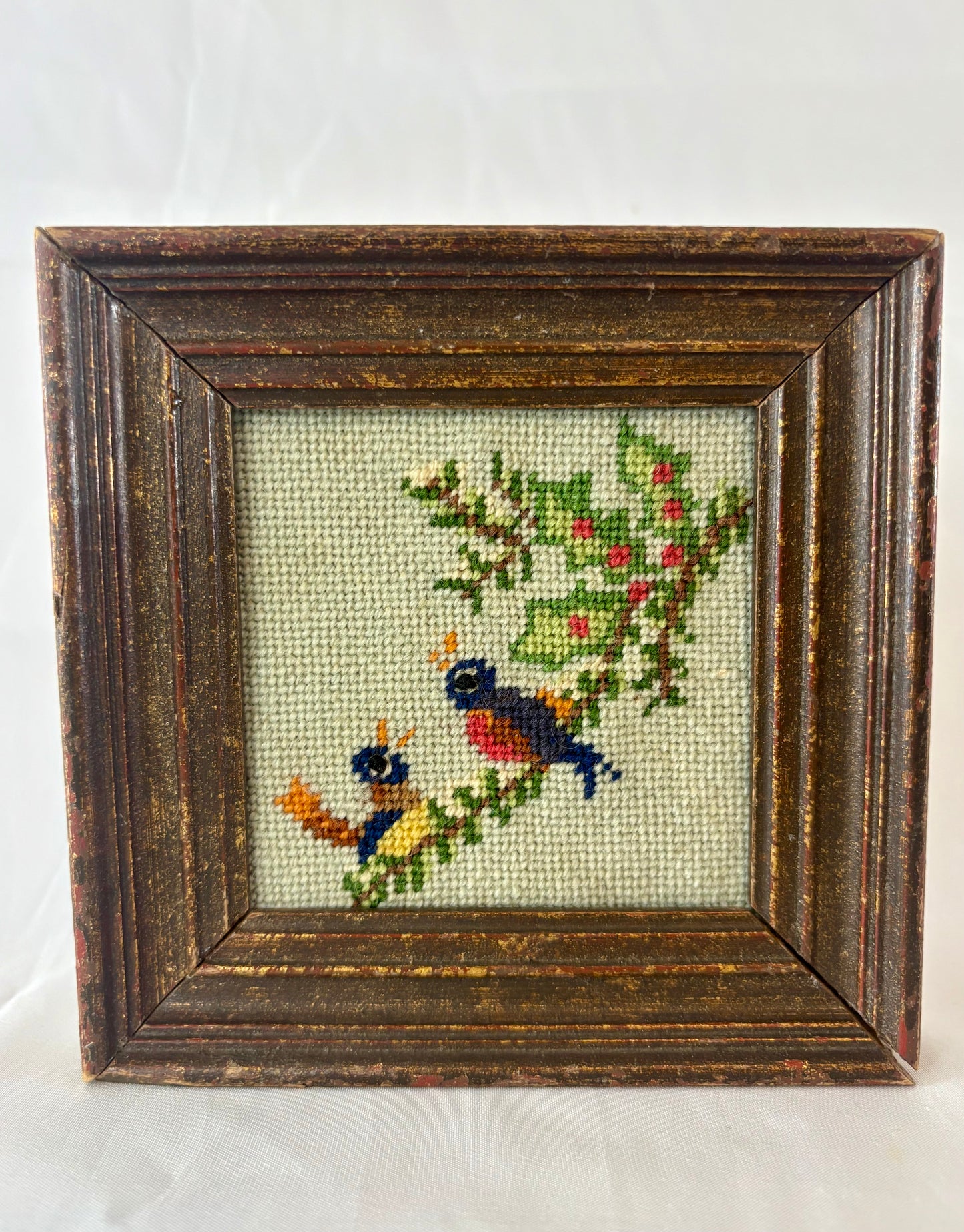 Small 1970’s framed needlepoint