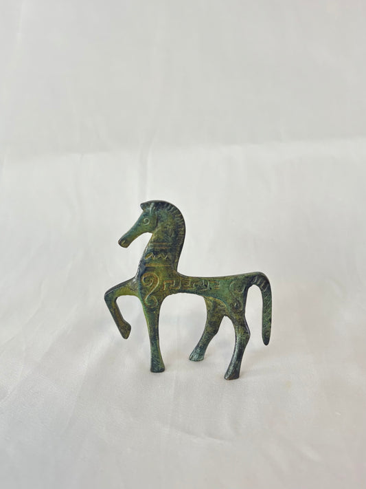 Tiny Greek horse figure