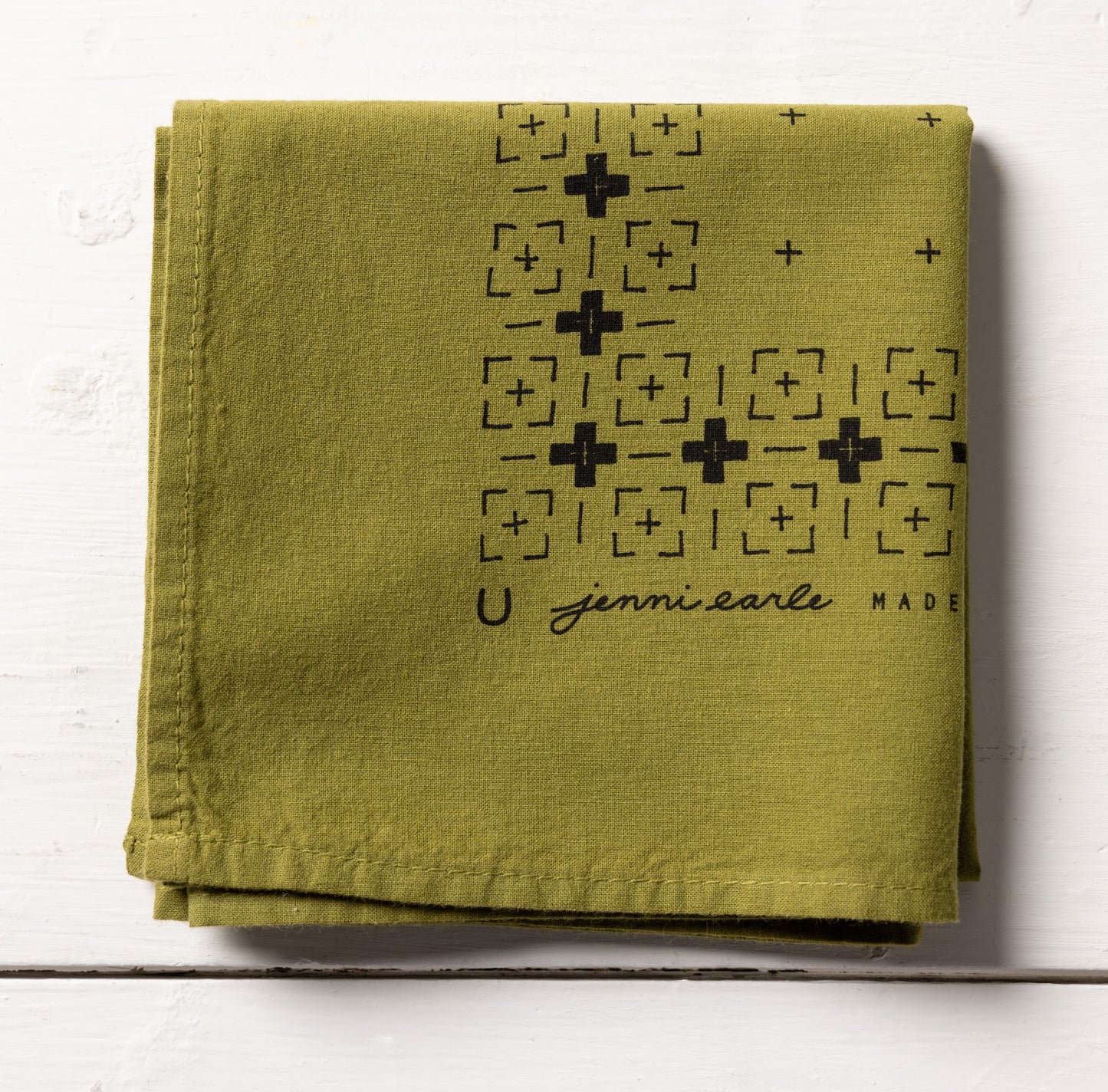 “feel the fear” Green Bandana