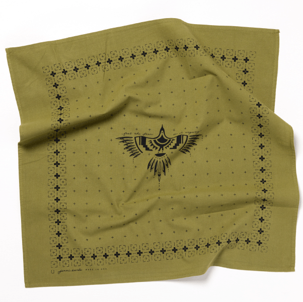 “feel the fear” Green Bandana