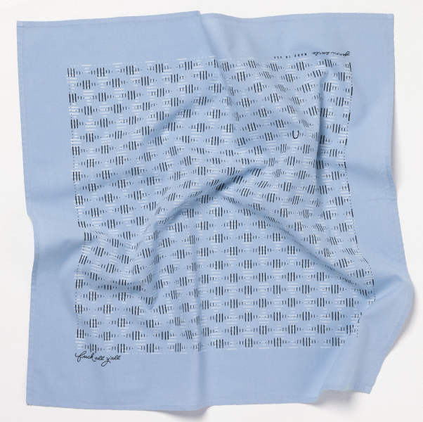 “Fuck All Y’all” Light Blue Bandana