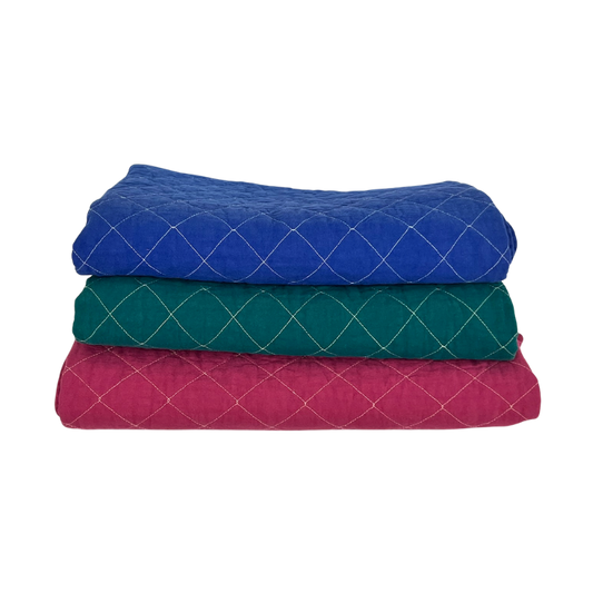 Quilted Cotton Throw Blankets