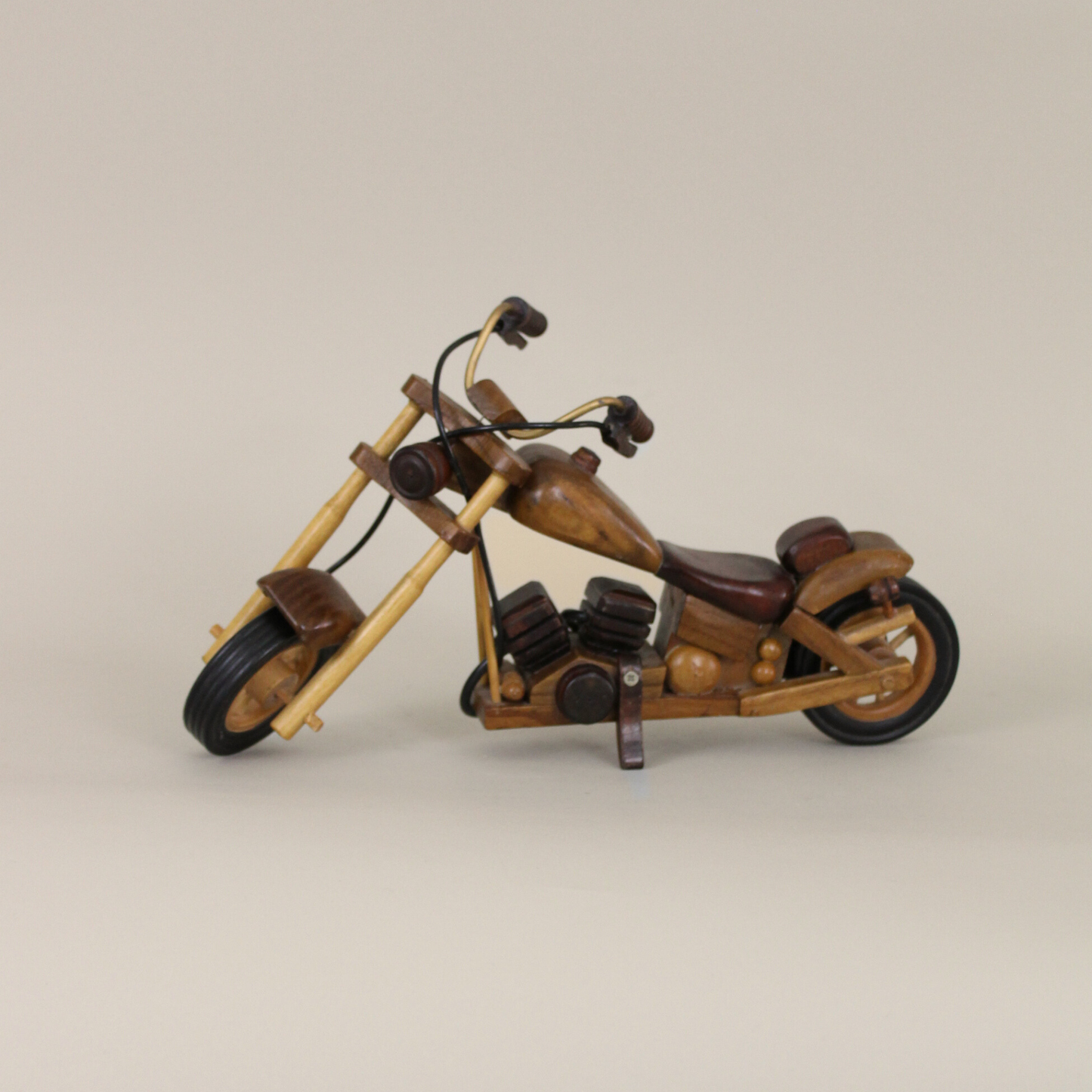 Vintage Wooden Motorcycle